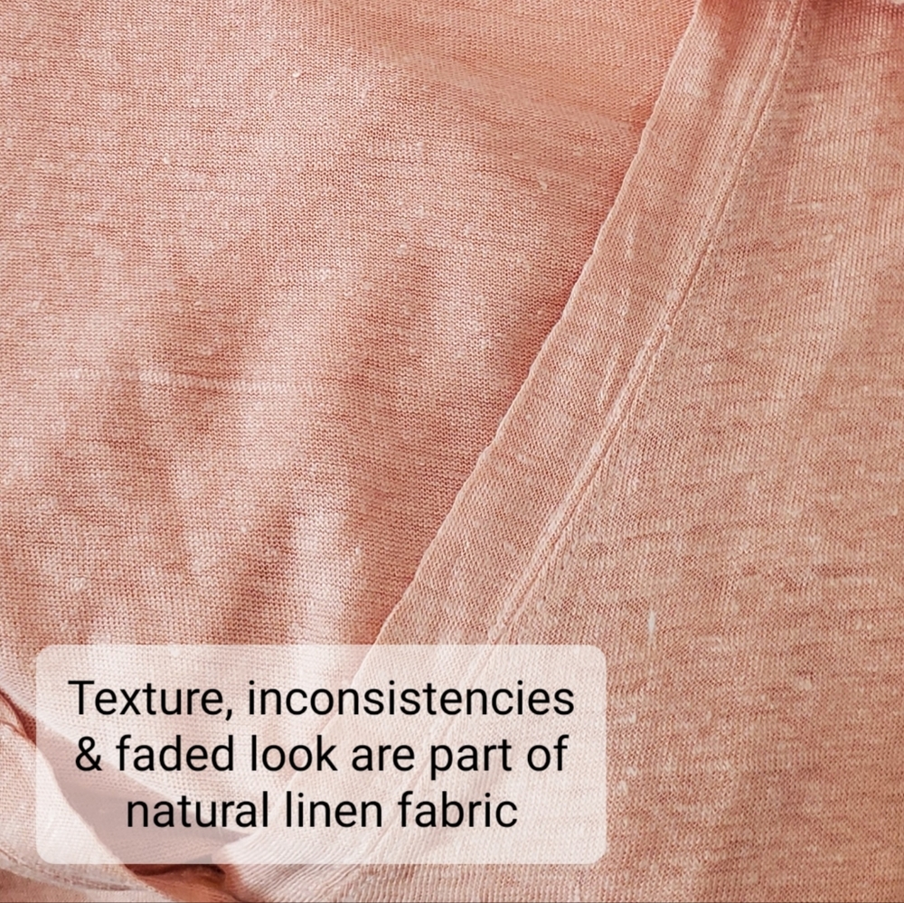 J. Crew 100% Linen Blush Pink Long Boyfriend Cardigan Sweater XS Preppy - Picture 5 of 14